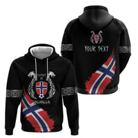 Victory or Valhalla Norway Football Personalized Hoodie Norge Football Supporter