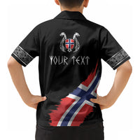 Victory or Valhalla Norway Football Personalized Kid Hawaiian Shirt Norge Football Supporter LT9