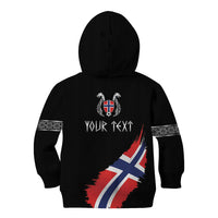 Victory or Valhalla Norway Football Personalized Kid Hoodie Norge Football Supporter