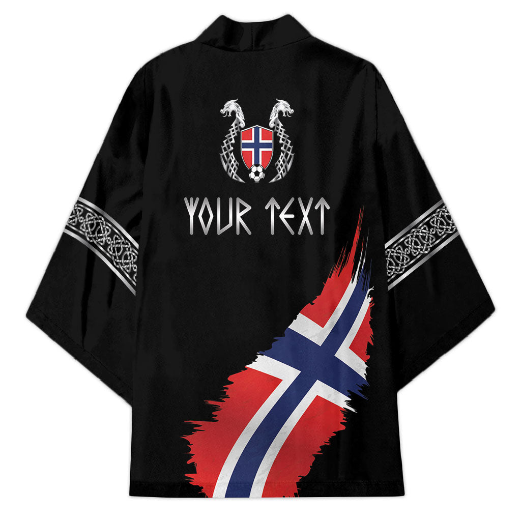 Victory or Valhalla Norway Football Personalized Kimono Norge Football Supporter