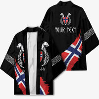 Victory or Valhalla Norway Football Personalized Kimono Norge Football Supporter