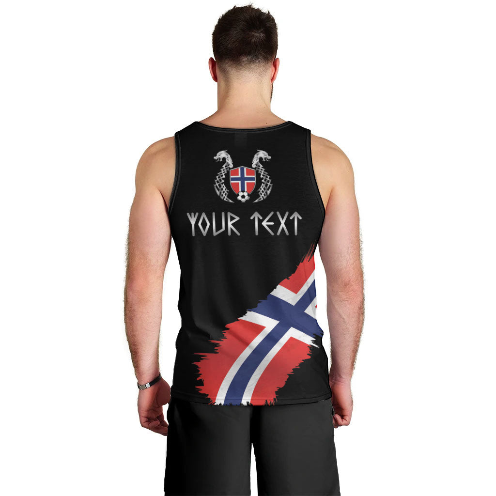 Victory or Valhalla Norway Football Personalized Men Tank Top Norge Football Supporter