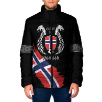 Victory or Valhalla Norway Football Personalized Padded Jacket Norge Football Supporter