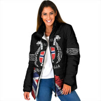 Victory or Valhalla Norway Football Personalized Padded Jacket Norge Football Supporter