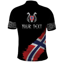 Victory or Valhalla Norway Football Personalized Polo Shirt Norge Football Supporter