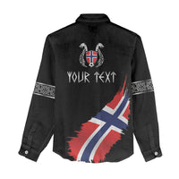Victory or Valhalla Norway Football Personalized Women Casual Shirt Norge Football Supporter