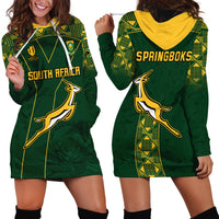 Springboks Rugby Hoodie Dress South Africa Go Champions World Cup 2023 - Wonder Print Shop
