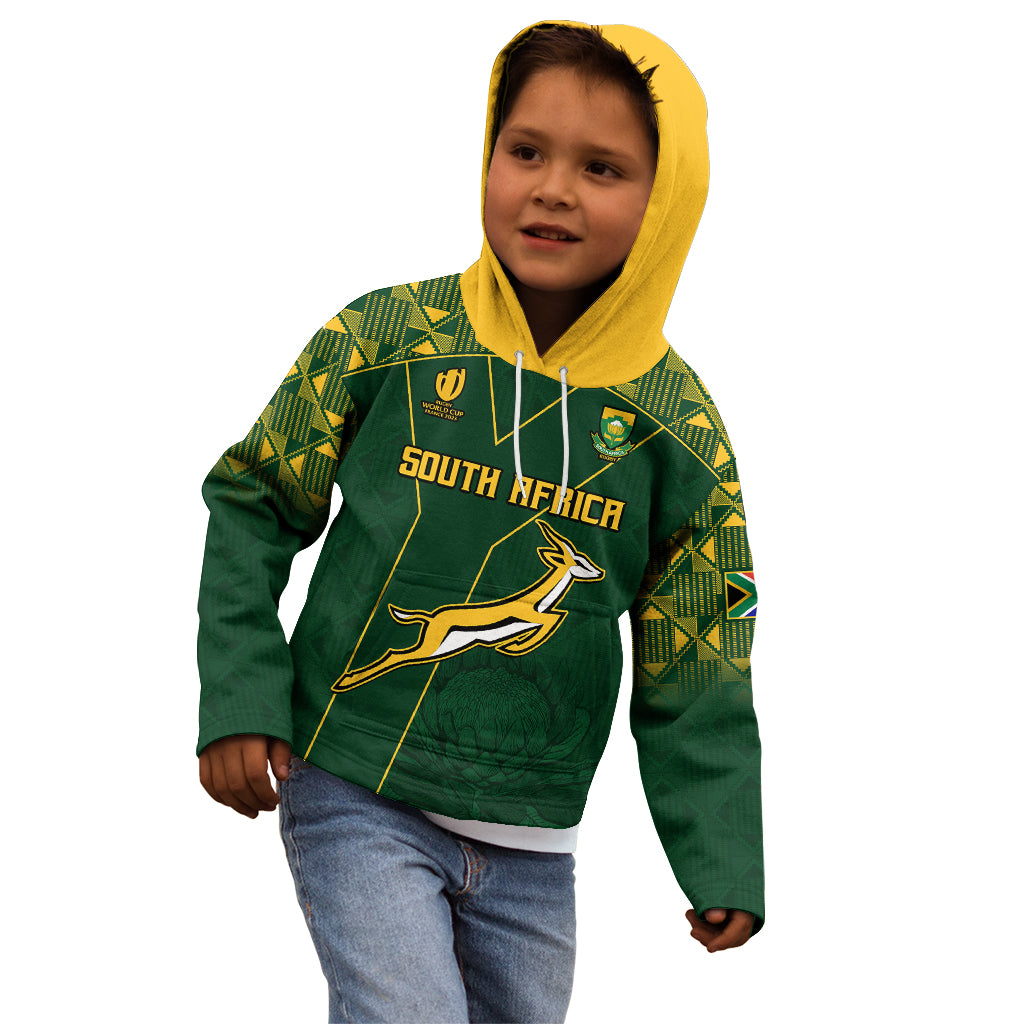 Springboks Rugby Kid Hoodie South Africa Go Champions World Cup 2023 - Wonder Print Shop
