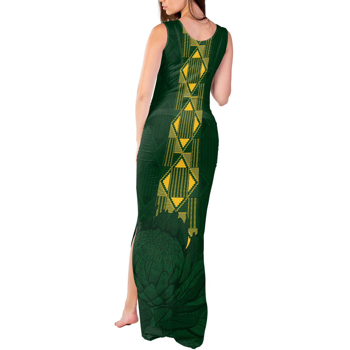 Springboks Rugby Tank Maxi Dress South Africa Go Champions World Cup 2023 - Wonder Print Shop