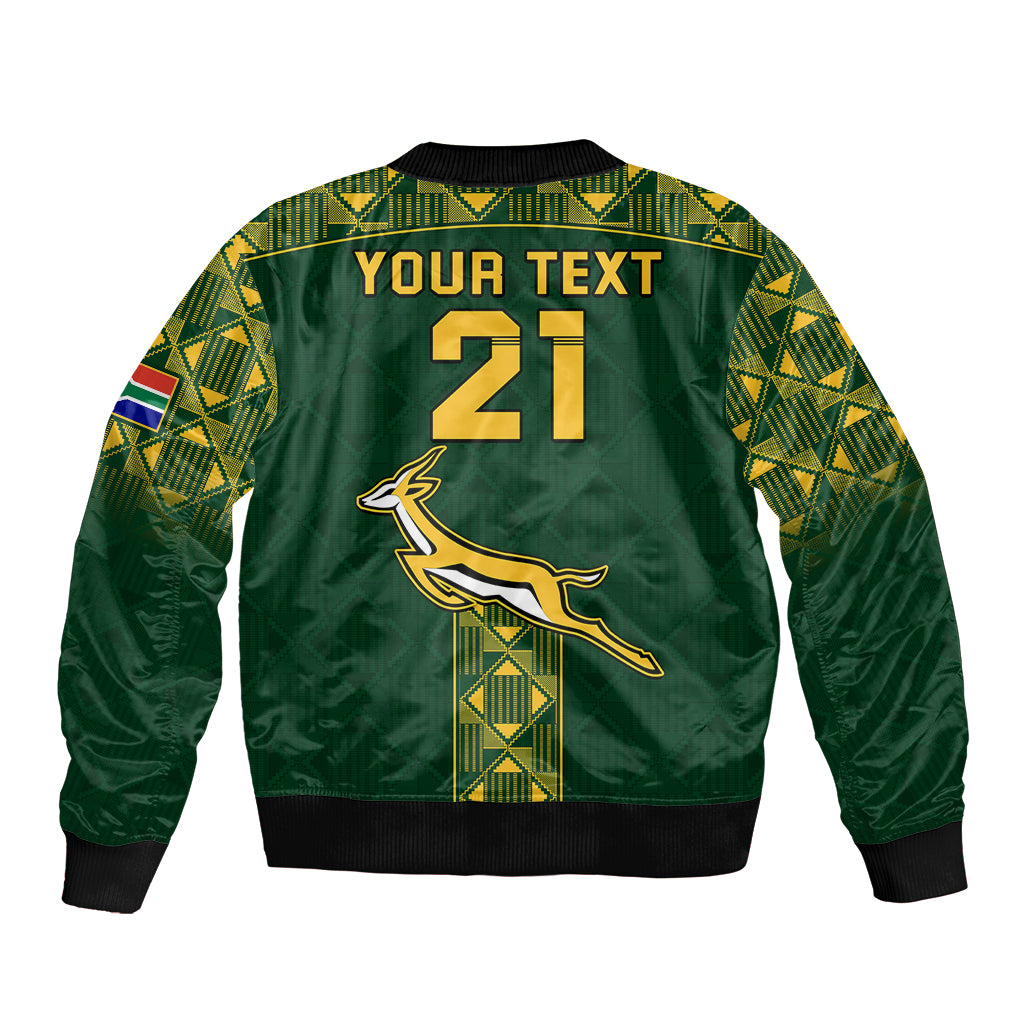 Custom Springboks Rugby Bomber Jacket South Africa Go Champions World Cup 2023 LT9 - Wonder Print Shop