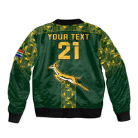 Custom Springboks Rugby Bomber Jacket South Africa Go Champions World Cup 2023 LT9 - Wonder Print Shop