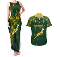 Custom Springboks Rugby Couples Matching Tank Maxi Dress And Hawaiian Shirt South Africa Go Champions World Cup 2023 LT9 - Wonder Print Shop
