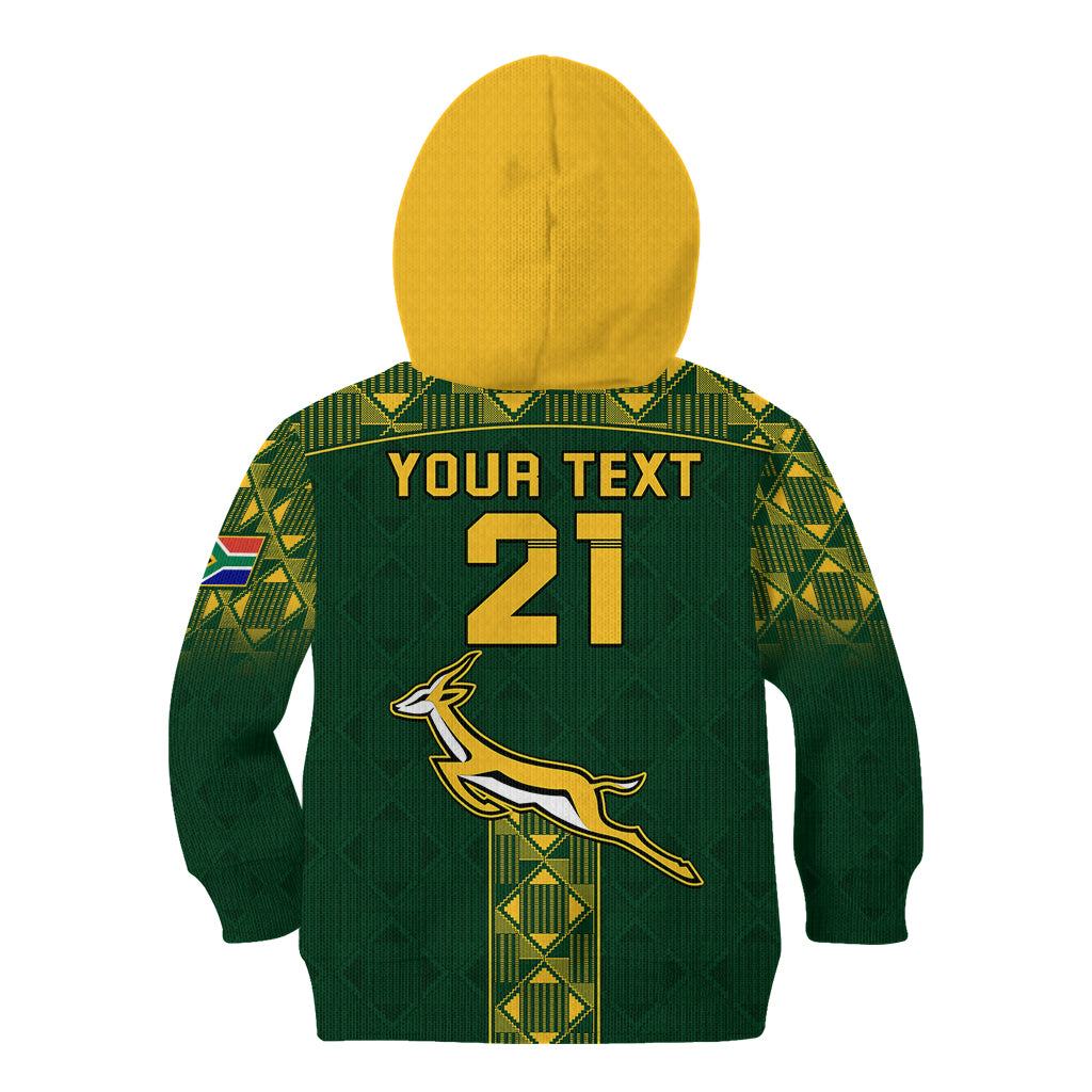 Custom Springboks Rugby Kid Hoodie South Africa Go Champions World Cup 2023 - Wonder Print Shop