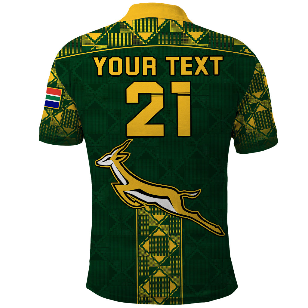 Custom Springboks Rugby Polo Shirt South Africa Go Champions World Cup 2023 - Wonder Print Shop