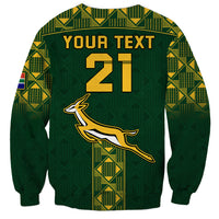 Custom Springboks Rugby Sweatshirt South Africa Go Champions World Cup 2023 - Wonder Print Shop