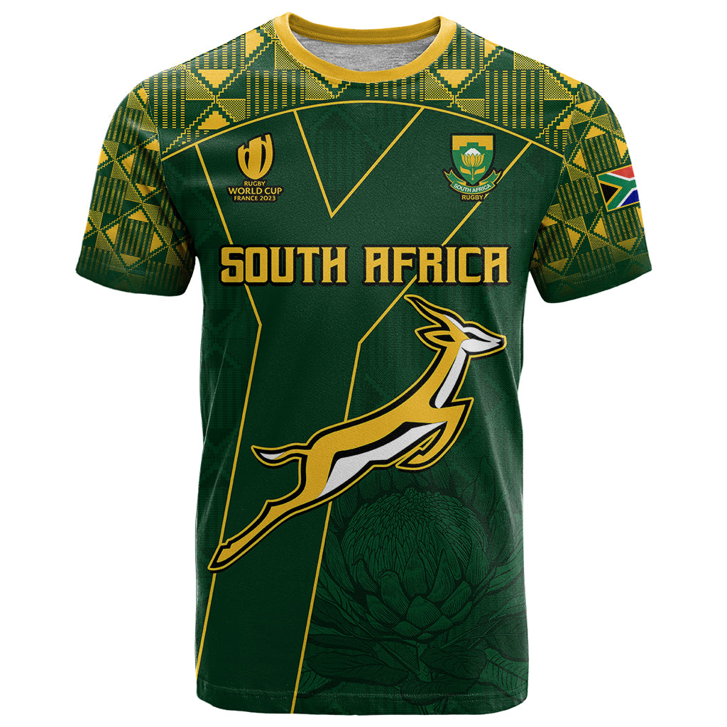 Springboks Rugby T Shirt South Africa History Champions - Wonder Print Shop