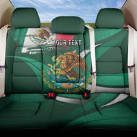Mexico Hispanic Heritage Personalized Back Car Seat Cover With Aguila Mexicana LT9 - Wonder Print Shop