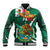 Mexico Hispanic Heritage Personalized Baseball Jacket With Aguila Mexicana LT9 - Wonder Print Shop