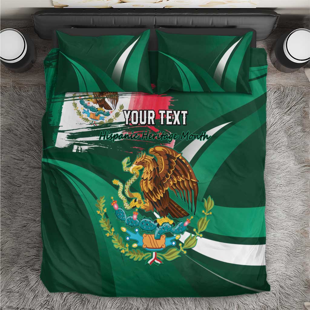 Mexico Hispanic Heritage Personalized Bedding Set With Aguila Mexicana LT9 - Wonder Print Shop