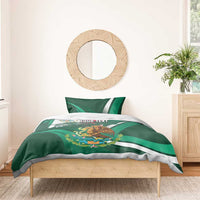 Mexico Hispanic Heritage Personalized Bedding Set With Aguila Mexicana LT9 - Wonder Print Shop