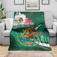 Mexico Hispanic Heritage Personalized Blanket With Aguila Mexicana