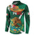Mexico Hispanic Heritage Personalized Button Sweatshirt With Aguila Mexicana LT9 - Wonder Print Shop