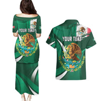 Mexico Hispanic Heritage Personalized Couples Matching Puletasi and Hawaiian Shirt With Aguila Mexicana LT9 - Wonder Print Shop