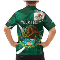 Mexico Hispanic Heritage Personalized Family Matching Mermaid Dress and Hawaiian Shirt With Aguila Mexicana LT9 - Wonder Print Shop