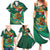Mexico Hispanic Heritage Personalized Family Matching Summer Maxi Dress and Hawaiian Shirt With Aguila Mexicana - Wonder Print Shop