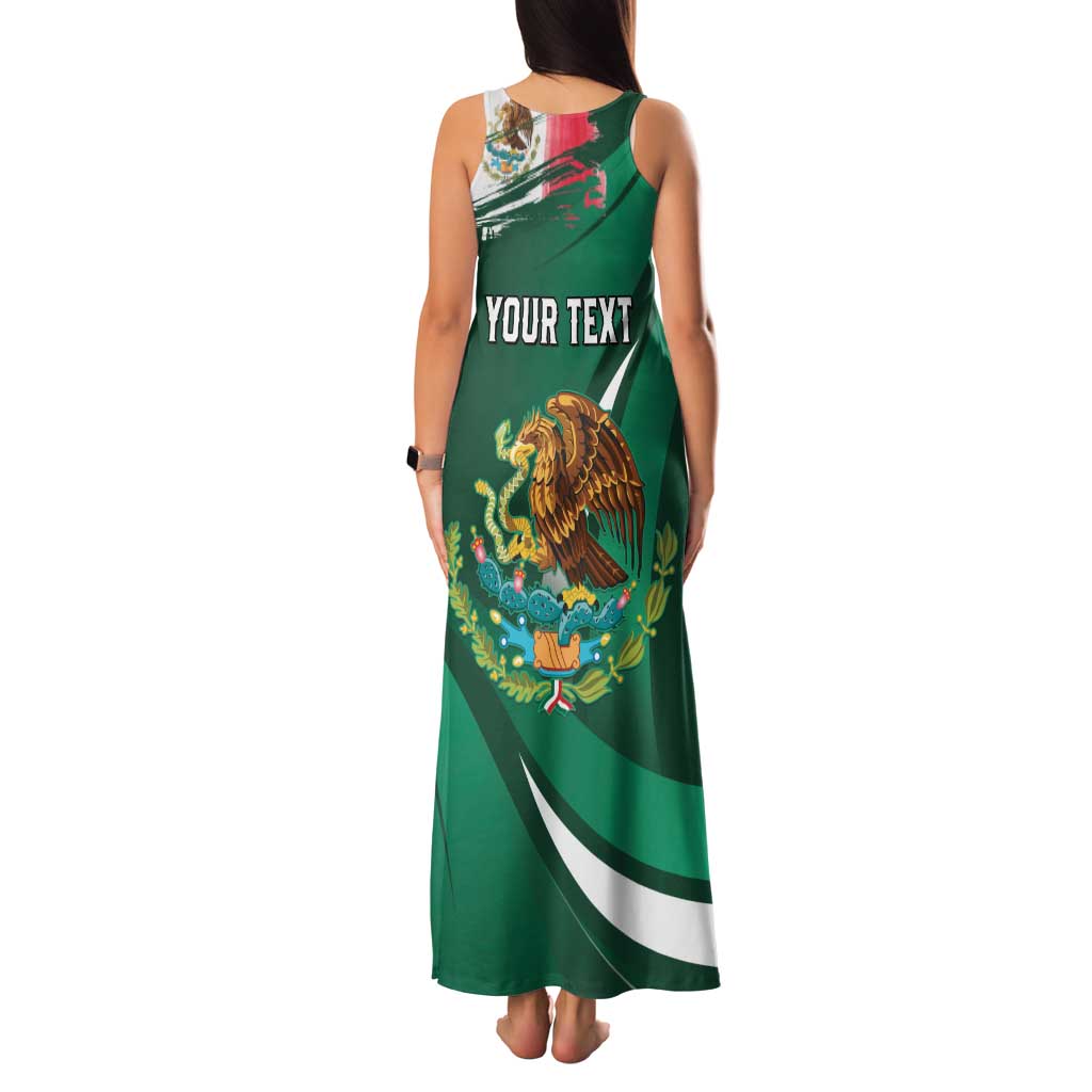 Mexico Hispanic Heritage Personalized Family Matching Tank Maxi Dress and Hawaiian Shirt With Aguila Mexicana - Wonder Print Shop