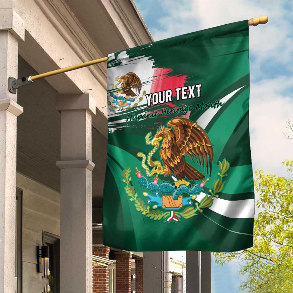 Mexico Hispanic Heritage Personalized Garden Flag With Aguila Mexicana - Wonder Print Shop
