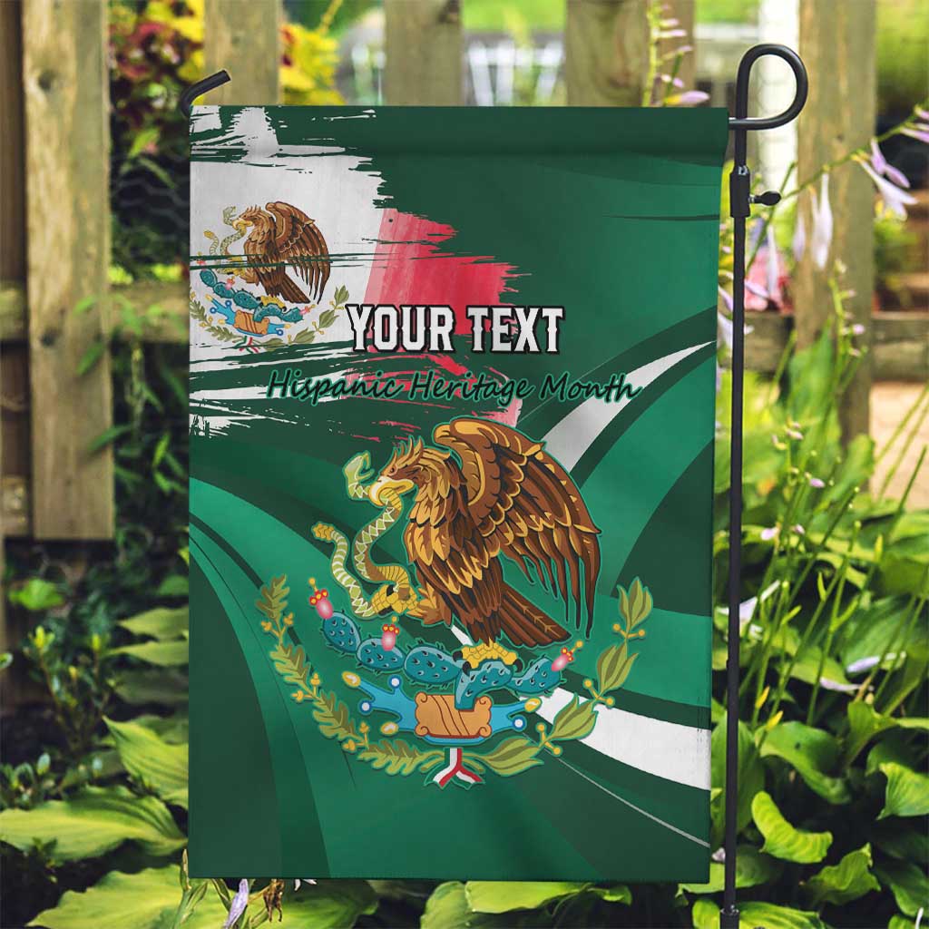 Mexico Hispanic Heritage Personalized Garden Flag With Aguila Mexicana - Wonder Print Shop