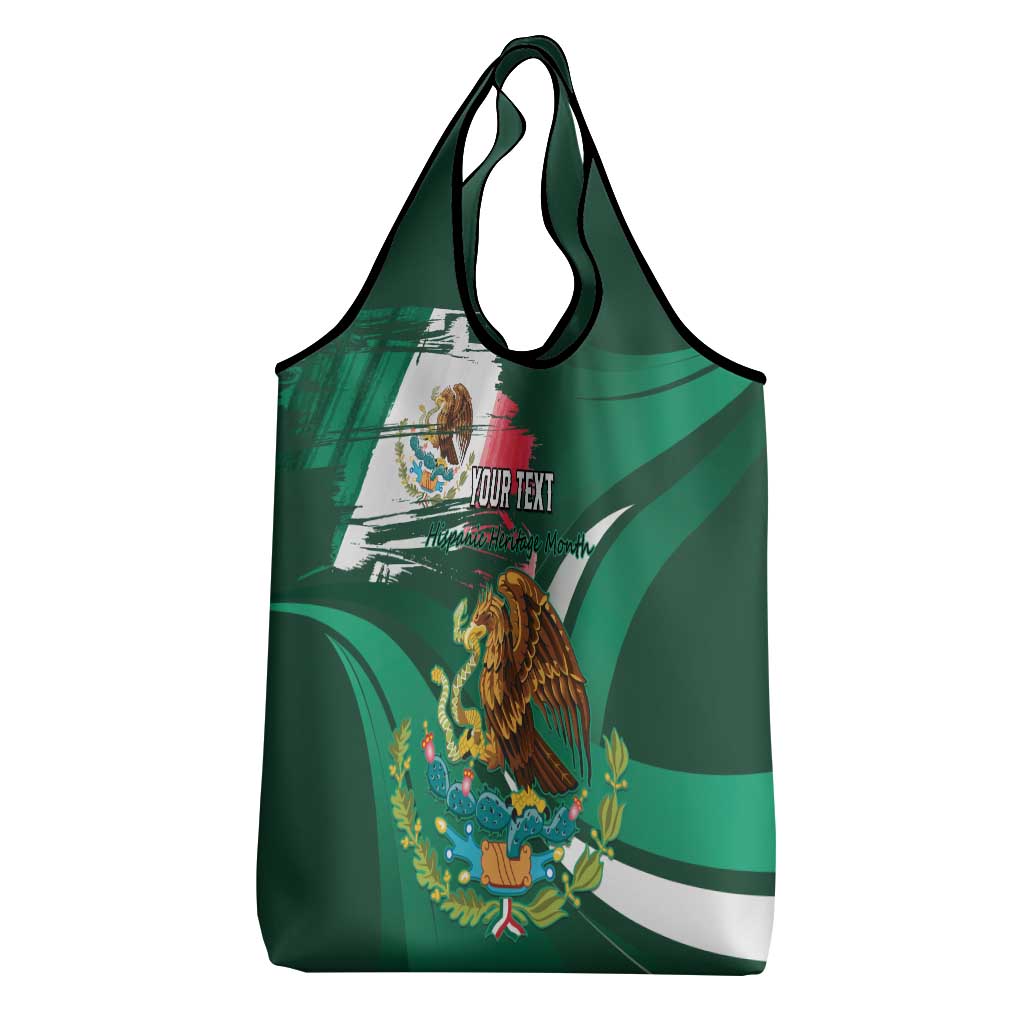 Mexico Hispanic Heritage Personalized Grocery Bag With Aguila Mexicana