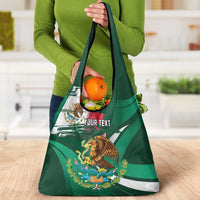 Mexico Hispanic Heritage Personalized Grocery Bag With Aguila Mexicana