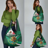 Mexico Hispanic Heritage Personalized Grocery Bag With Aguila Mexicana