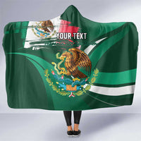 Mexico Hispanic Heritage Personalized Hooded Blanket With Aguila Mexicana