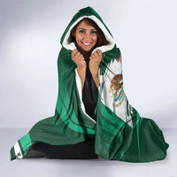 Mexico Hispanic Heritage Personalized Hooded Blanket With Aguila Mexicana