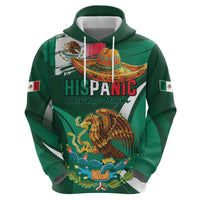 Mexico Hispanic Heritage Personalized Hoodie With Aguila Mexicana - Wonder Print Shop