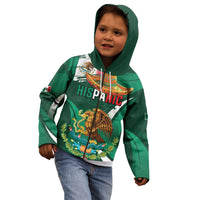 Mexico Hispanic Heritage Personalized Kid Hoodie With Aguila Mexicana - Wonder Print Shop