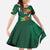 Mexico Hispanic Heritage Personalized Kid Short Sleeve Dress With Aguila Mexicana - Wonder Print Shop