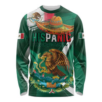 Mexico Hispanic Heritage Personalized Long Sleeve Shirt With Aguila Mexicana - Wonder Print Shop