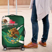 Mexico Hispanic Heritage Personalized Luggage Cover With Aguila Mexicana - Wonder Print Shop