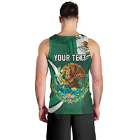 Mexico Hispanic Heritage Personalized Men Tank Top With Aguila Mexicana - Wonder Print Shop