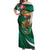 Mexico Hispanic Heritage Personalized Off Shoulder Maxi Dress With Aguila Mexicana - Wonder Print Shop