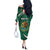 Mexico Hispanic Heritage Personalized Off The Shoulder Long Sleeve Dress With Aguila Mexicana - Wonder Print Shop