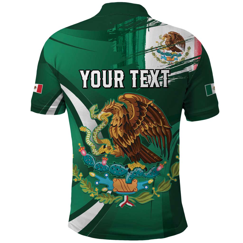 Mexico Hispanic Heritage Personalized Polo Shirt With Aguila Mexicana - Wonder Print Shop