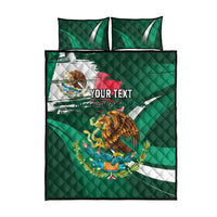 Mexico Hispanic Heritage Personalized Quilt Bed Set With Aguila Mexicana - Wonder Print Shop