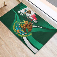 Mexico Hispanic Heritage Personalized Rubber Doormat With Aguila Mexicana - Wonder Print Shop
