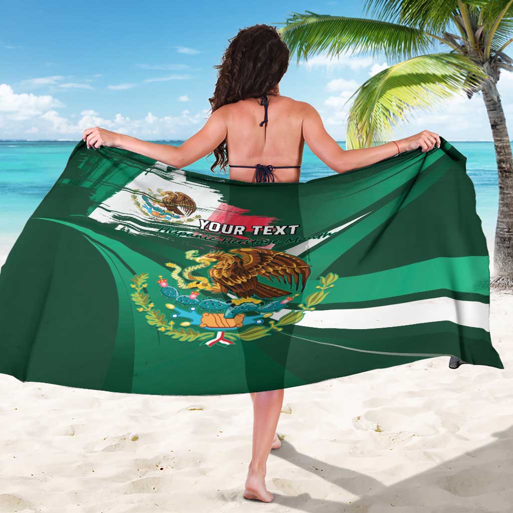 Mexico Hispanic Heritage Personalized Sarong With Aguila Mexicana - Wonder Print Shop