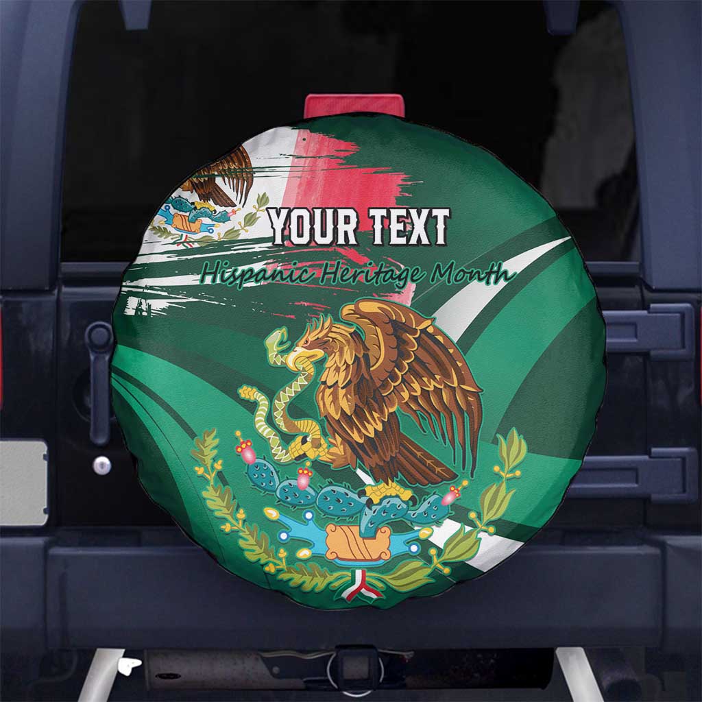 Mexico Hispanic Heritage Personalized Spare Tire Cover With Aguila Mexicana - Wonder Print Shop